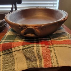 Large Fish shaped Pomaireware bakeware